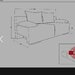 Vand canapea extensibila, biblioteca, comoda,
